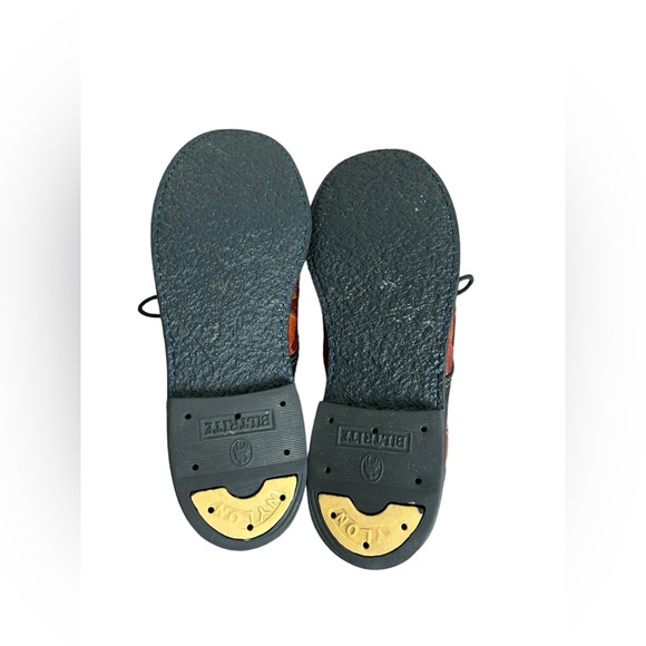 Vintage Biltrite Brown Leather Shoes Sun Print Size 8.5 - Picture 5 of 9